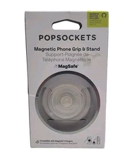 Popsockets- Magnetic MAGSAFE Phone Grip & Stand Clear with Swapable Top
