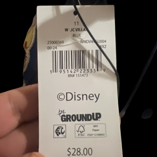 Grown-up blue Disney Villains Hi Top Available In Size 8 - Picture 10 of 10