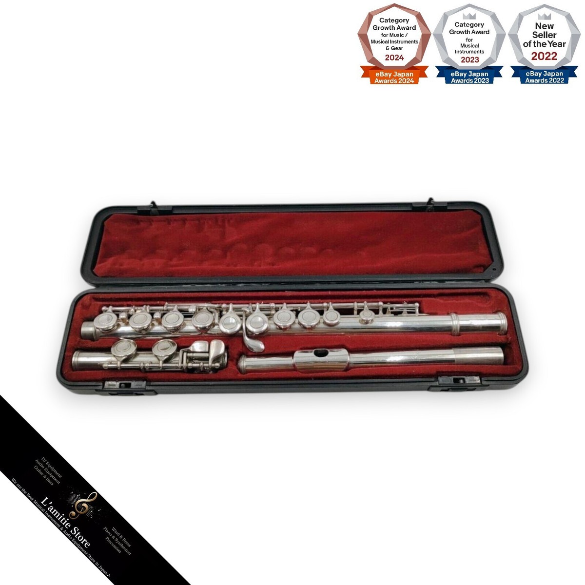 Yamaha Flute YFL-311 II 2 Case JP YFL311II YFL311 311II Yamaha Flute YFL-311 II 2 Case JP YFL311II YFL311 311II
