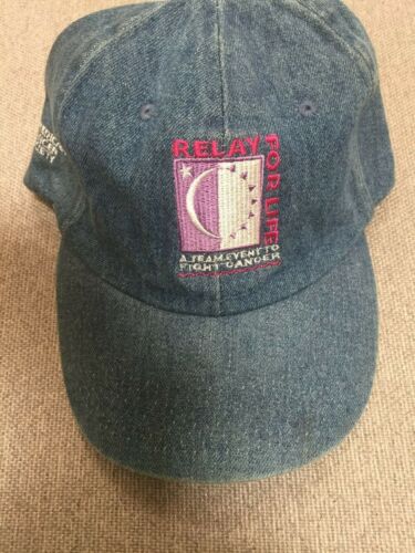 Relay for Life Team Captain Denim Cap Hat