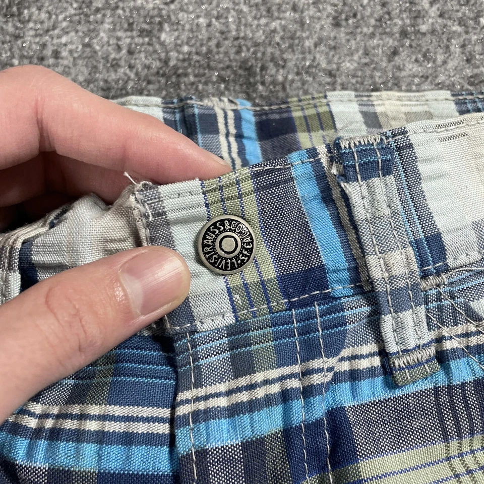 Pantalones de mezclilla a cuadros vintage años 60 70 Levis Big E BELL acampanados Jean discoteca para GALS Foto 4 de 4