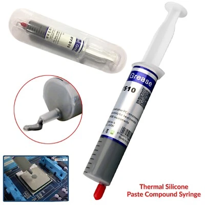 ABM Thermal Paste Silicone Heatsink Compound Cooling Grease Syringe for PC Processor