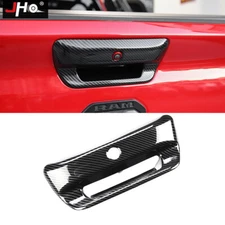 ABS Carbon Fiber Rear Tailgate Handle Decor Cover Fit for Dodge Ram 1500 2019+