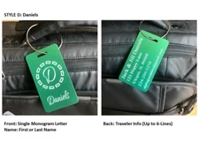 Personalized Luggage Tags Customized Engraved Travel Accessories Sports Bags IDs