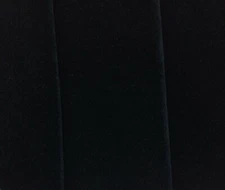 DONGHIA PLUSH MOHAIR MIDNIGHT BLUE WOOL VELVET FURNITURE DRAPERY FABRIC BTY 55"W