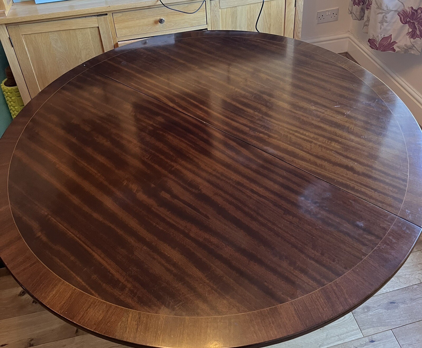 Round Wooden Dining Table eBay