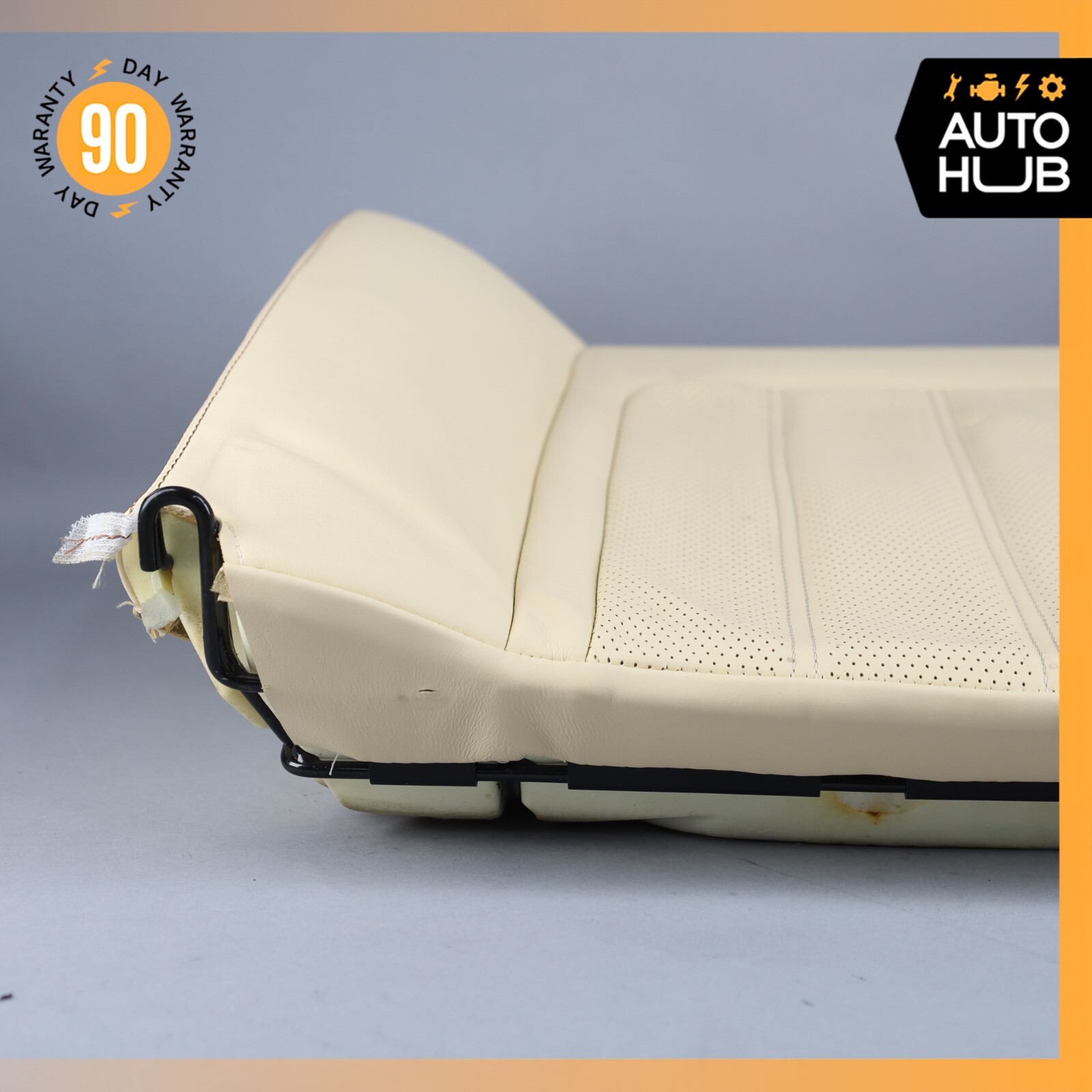 12-15 Bentley Continental GT Rear Right Side Bottom Lower Seat Cushion Beige OEM
