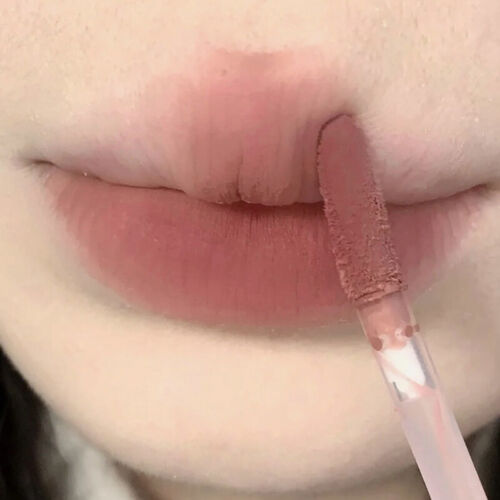 Lip Gloss Samt Matt Lippenstift Langhaltend Makeup Lippenstift Schlamm Kosmeti % - Picture 11 of 25