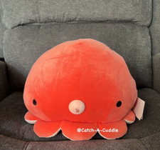 BRAND NEW Red Octopus Plush 10"