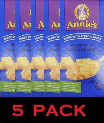 Annie's Macaroni Cheese Classic Cheddar Made With Organic Pasta oz  PACK