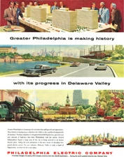 Carl Evers Philadelphia Electric Company Penn Center Schuylkill Expressway Ad