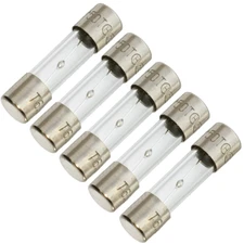 Pack of 5 - 2A SLOW-Blow Fuse 2 Amp 250v 5x20mm 5 x 20mm, USA Free Shipping!