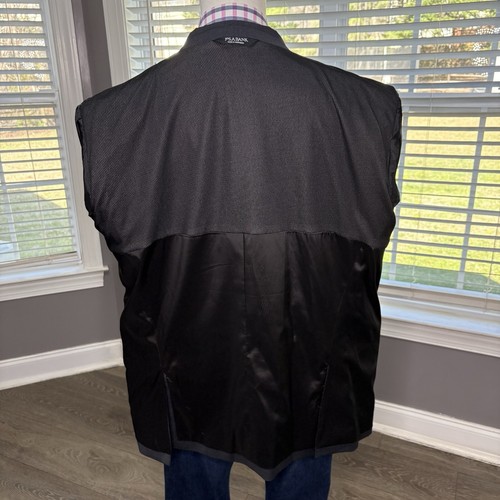 Jos A Bank Men Size 46R Gray Traveler Travel Tech Zip Pockets Stretch Sport Coat - Bild 6 von 16
