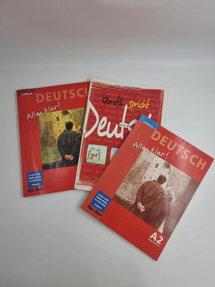 Lot de 3 livres ou manuels d’apprentissage d’allemand - Photo 1/1