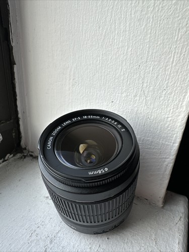 Canon zoom lens EF-S 18-55mm 1:3.5-5.6 IS II Digital Camera Lens - READ
