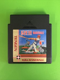 NES GAME RBI BASEBALL - BOXED WITH MANUAL - TESTED + WARRANTY - NTSC-U