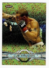 2013 Topps Finest UFC Gold Refractor Cub Swanson