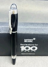 Bolígrafo Montblanc Star Walker cuerpo negro + clip plateado tinta negra