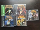 Tomb Raider 1 - 5 PS1 LOT - CIB, GOOD CONDITION!