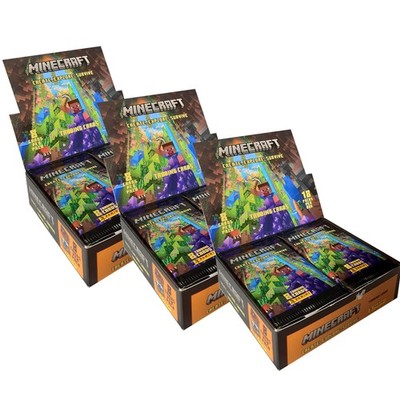 Minecraft - Create Explore Survive Serie 3 Trading Cards 3 Display (54 Booster)