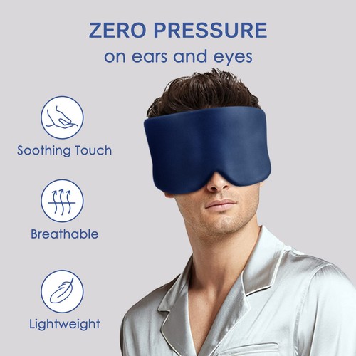 Sleep Mask, 100% Natural Mulberry Silk Eye Mask for Women and Men with - Picture 4 of 5