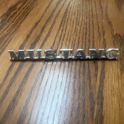 Ford Mustang Chrome Emblem Badge mint