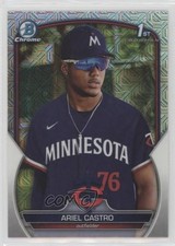 2023 Bowman Chrome Prospects Mega Box Mojo Refractor Ariel Castro #BCP-203 11s9