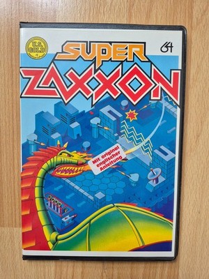   SUPER ZAXXON von US Gold   1 Diskette   TOP Zustand   Commodore C64 / C128  