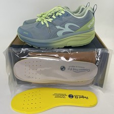 Gdefy Gravity Defyer Lauff Comfort Shoes Green Aqua Women Sz 8.5 READ