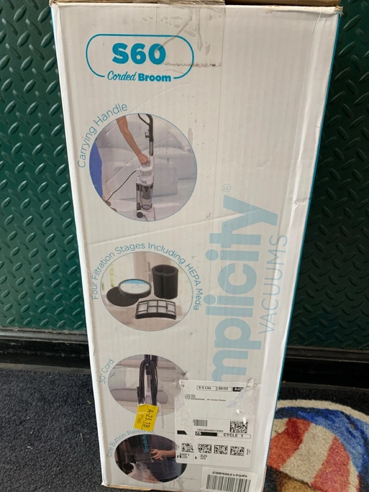 Simplicity S60 Corded Broom Stick Vacuum (E10027140) - Image 3 of 3