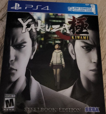 Yakuza Kiwami SteelBook Edition PlayStation 4 Exclusive. Slip Case included