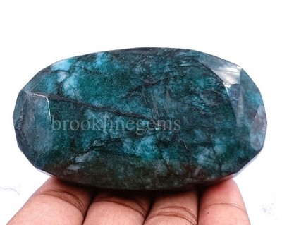 Big Offer 994.5Ct Natural Green Emerald Certified Oval Shape Loose Gemstone 5NSJ