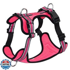 Wisedog Ajustable Mesh Breathable Dog Harness - Reflective Webbing, Lightweig