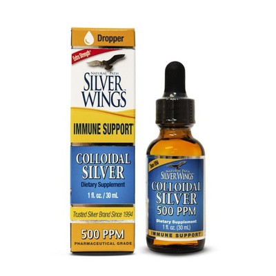 Natural Path Silver Wings - Colloidal Silver 500 Ppm - 1 fl. oz.