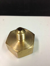 1/4" BSP  to 3/4 BSP" BRASS ADAPTER  FOR REFRIGERANT GAS TANKS WITH  O RING