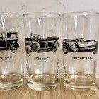 Antique Cars Drinking Collector  Glasses Ford Buick Chevrolet Packard Set Of 4 — photo 4