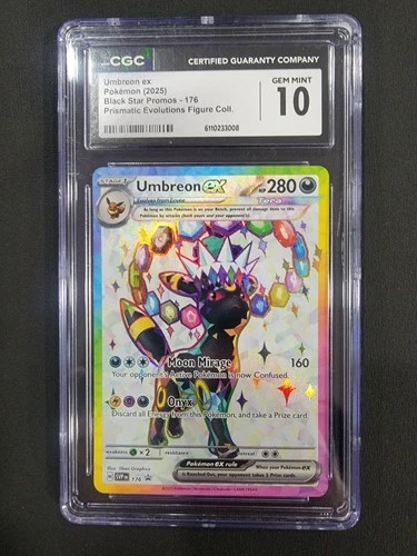 Umbreon EX SVP176 Sv: Scarlet & Violet Promo Cards Holo Cgc 10 Gem Mint