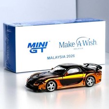 Mini Gt Make A Wish Malaysia Veilside Mazda Rx7 Brand New Sealed Limited Edition