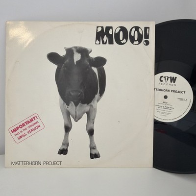 MATTERHORN PROJECT MOO! 12'' VINYL EP SWISS DANCE ELECTRO SYNTHPOP (VG+) RARE  