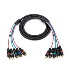 YPbPr Component Video Male-to-Male RCA Cable (6 Feet)