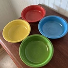 Fiesta Ware Homer Laughlin USA Set Of 4 Soup, Cereal Bowls 7” D Multicolor