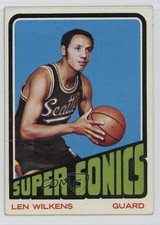 1972-73 Topps Lenny Wilkens #81 HOF 18x4