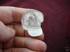 #HH103-O HUMAN SKULL QUARTZ CRYSTAL GEM skulls gemstone CRANIUM
