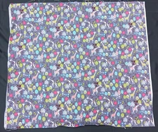 1 Yd Michael Miller Cotton Fabric "Giraffe Garden" CX-4002