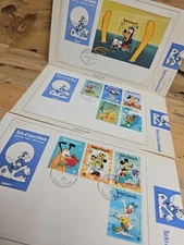 Disney FDC Turks & Caicos, 1979 Goofy Pluto Mickey Minnie Set Of 3 Stamp T568