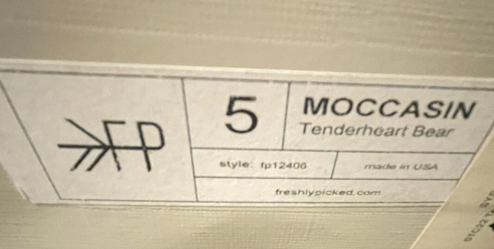 Freshly Picked Care Bears Funshine Bear Moccasins Sz 5 New - Image 2 of 4