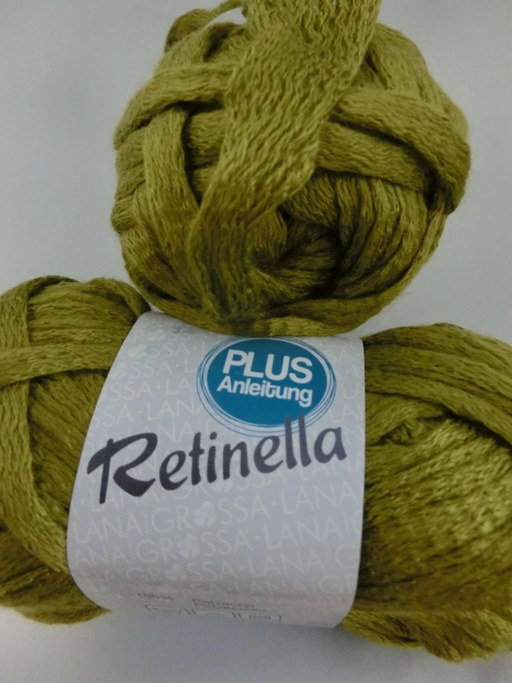 300 g LG RETINELLA, Rüschengarn in frischem Grün, Fb151 #3248 - Bild 2 von 3