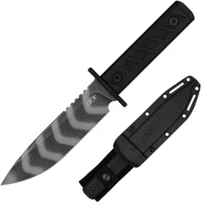 Zero Tolerance 0006 Fixed Knife 6" CPM-3V Carbon Steel Blade Black G10 Handle