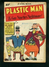 PLASTIC MAN 2-JACK COLE COVER-1944-GOLDEN AGE G/VG