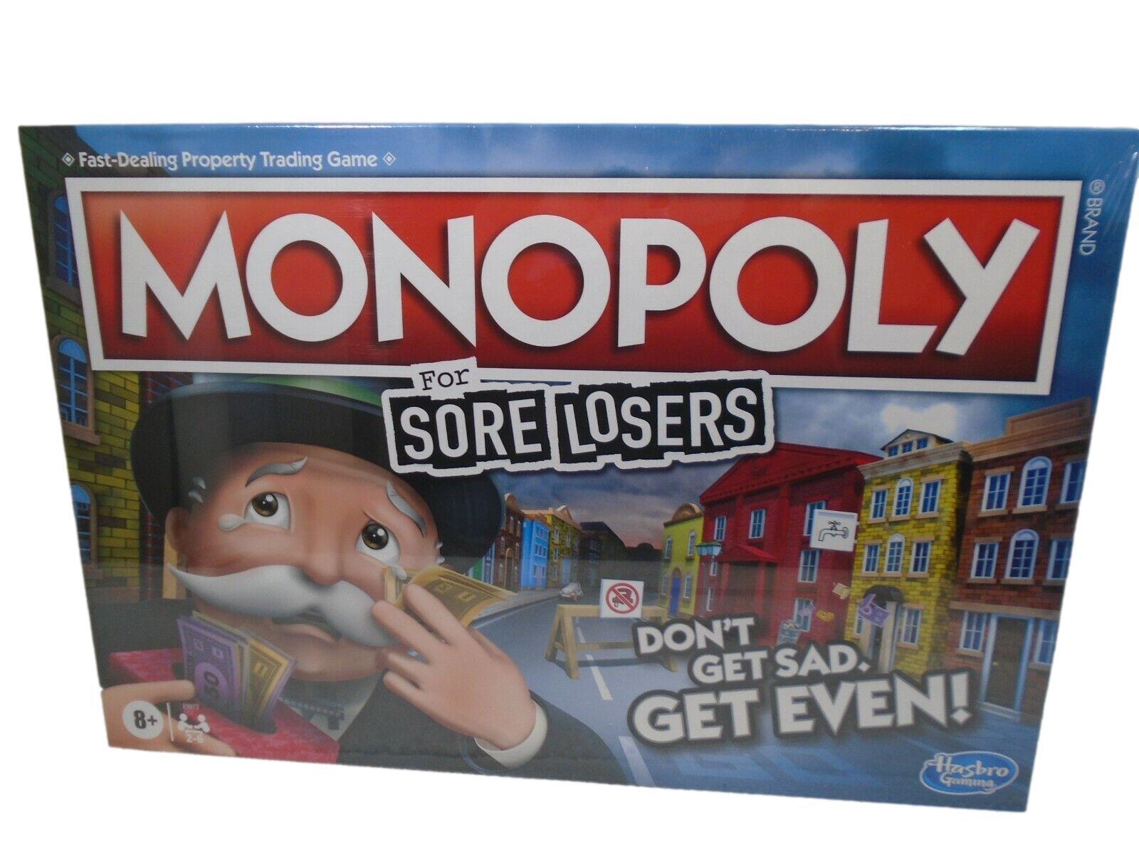 Buy Hasbro Gaming Monopoly E9972 For Sore Losers Board Game Online